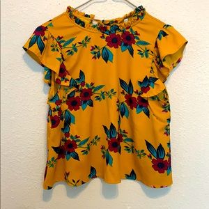 Flower Patterned top